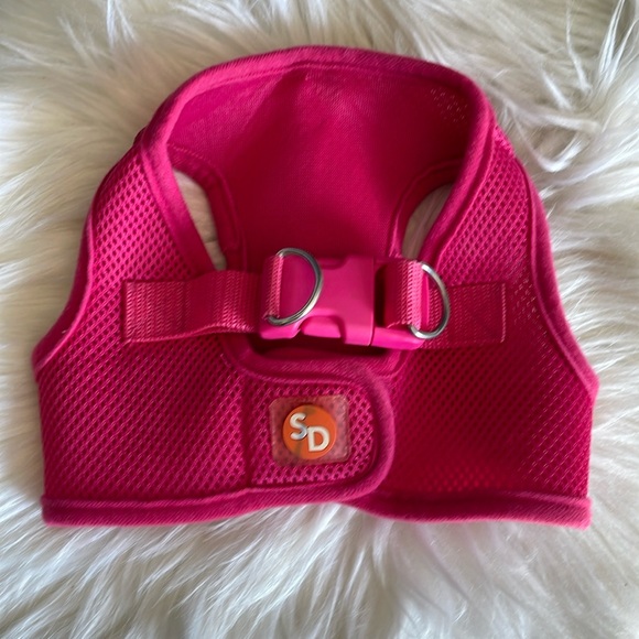 Simply Dog Pink Perforated Dog 🐕 Harness - Picture 9 of 10